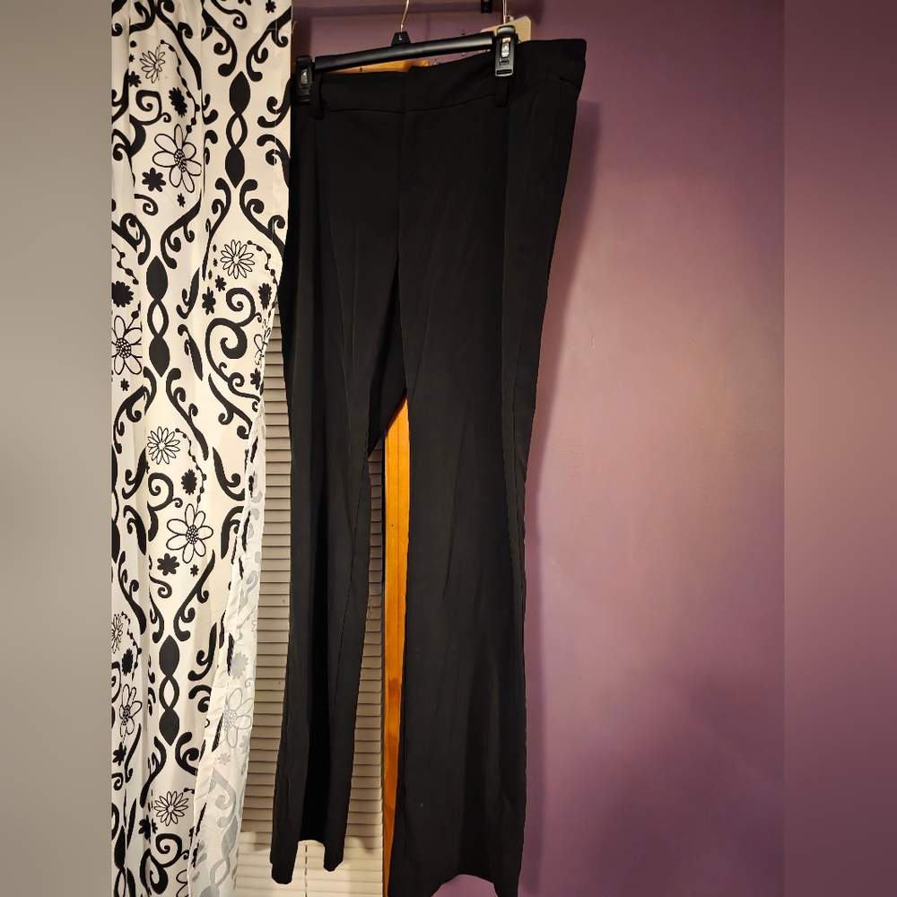 AB Studio Black Work Pants